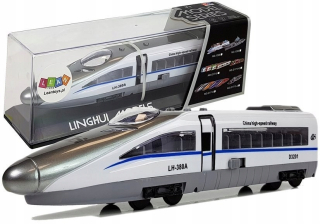 Dráha pre deti, stavebnica - Pendolino s bielym tulb so zvukom