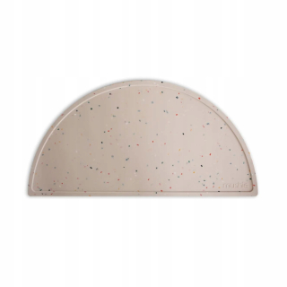 Silikónová podložka na stôl Mushie Vanilla Confetti