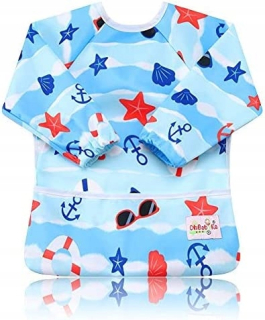 Ohbabyka zástera s podbradníkom Multicolor 1 ks.
