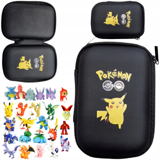 POKEMON 24 ZBERATEĽSKÝCH FINIEK + VEĽKÁ KRABIČKA PUZDRO NA Zips PIKACHU