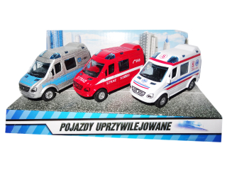 Polícajné autíčko - Policajné ambulancie ambulancie pre núdzové ochranné 19s