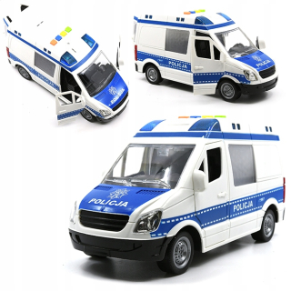 Polícajné autíčko - Policajná polícia Police hovorí, že Poľsko svieti