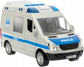 Policajná policajná policajná polícia Automobilové svetlá nápisu