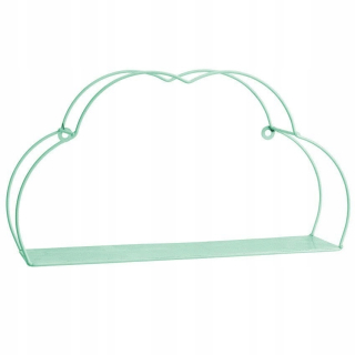 Polica do detskej izby - Dekoratívne lepiace Bowl Turquoise Cloud 42x23