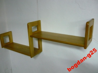 Polica do detskej izby - Závesné police, regály, regály borovica Zetka 118x40x20