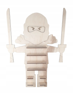Polica do detskej izby - Police Knižnica Zobrazenie ľudí Ninjago blokov 55cm
