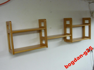 Polica do detskej izby - Regály, regály pine závesné police päť 158x44