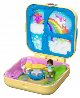 Bábika Polly Pocket - Polly Pocket GDK79 Land of Unicorn Skryté svety