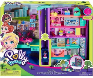 Bábika Polly Pocket - Polly Pocket GFP89 Nákupné centrum 6-podlažná
