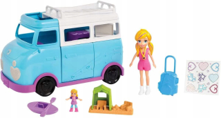 Bábika Polly Pocket - Polly Pocket glamping campricus Mattel FTP74
