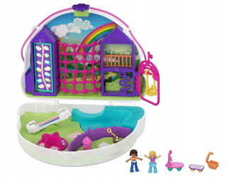 Bábika Polly Pocket - Polly Pocket Kompaktný kabelka Dúha Mattel GKJ65