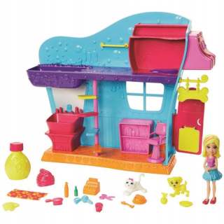 Bábika Polly Pocket - Polly Pocket Kozmetický salón k Pet Spa