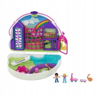 Bábika Polly Pocket - Polly Pocket kabelka Compact Dúha GKJ65 Mattel