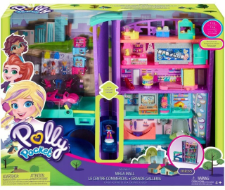 Bábika Polly Pocket - Polly Pocket Set Nákupné centrum Obrázok