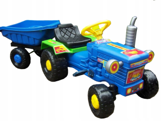 Traktor - Poľskí pedále traktory s prívesom do 50 kg