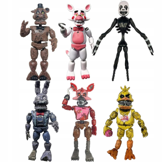 PÄŤ NOCÍ VO FREDDY'S FNAF OBRÁZOK 6 KS Nightmarionne+Funtime Foxy (FW)