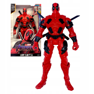 VEĽKÁ DEADPOOL AVENGERS figúrka 30cm MARVEL LED