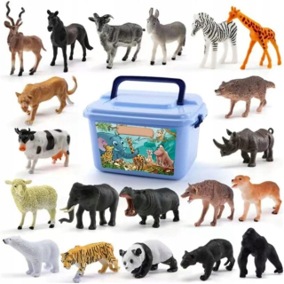 HRACIE FÓRKY SAFARI ZOO ZVIERATKÁ SET 58 KUSOV
