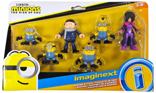 IMAGINEXT MINIONS SÚPRAVA 6 figúrok GPV33