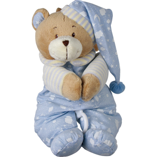 Sval Maskot Cuddle Bear Modrá