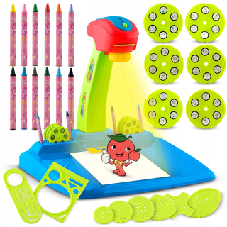 Projektor na učenie, ako nakresliť projektor Ricokids
