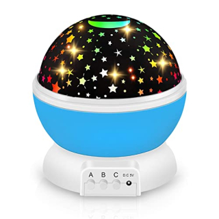 LED projektor nočnej oblohy - Projektor Rotary Stars Ithrough hviezda majster