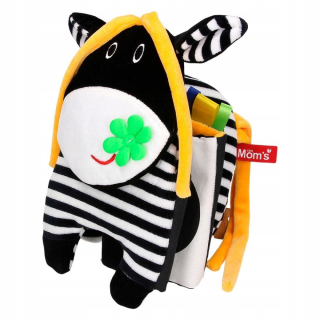 Kniha pre bábätko - Plyšová knižná fondánová krava MASCOT