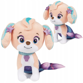 Hliadka aqua mláďatá maskot psa koralové plyš