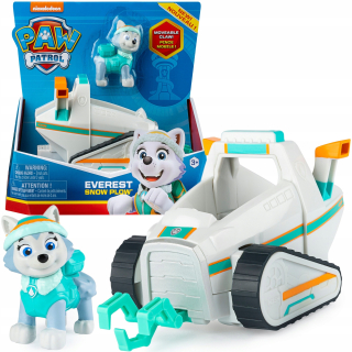 Rozprávkové autíčko - PSI Patrol Everest + Auto Vehicle Snow Scooter