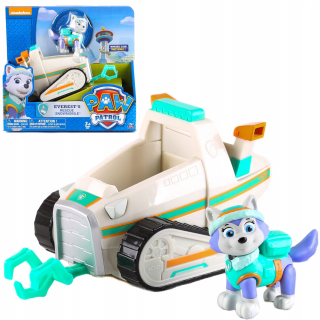 Rozprávková postavička - Pes Patrol Everest figúrka + Vehicle Snow Scooter