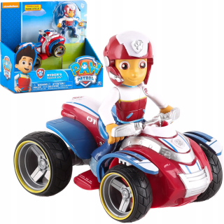Rozprávková postavička - PSI Patrol figúrka Ryder + Quad záchranné vozidlá
