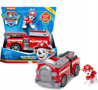 Rozprávkové autíčko - PSI Patrol Marshall figúrka + Vehicle Fire Truck