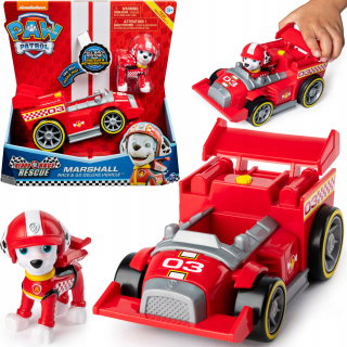 Rozprávkové autíčko - PSI PATROL Marshall Vozidlo Racing Drive