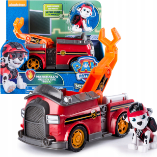 Rozprávkové autíčko - Pes Patrol misie Marshall Tmavo Fire Truck