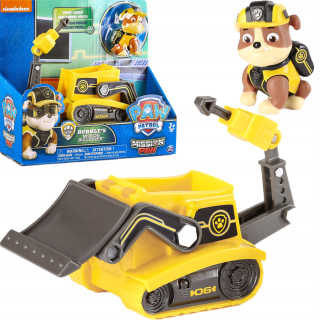 Rozprávkové autíčko - Pes Patrol Mission Bulldozer Bulldozer Obrázok Štrk