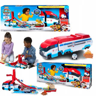 Rozprávkové autíčko - PAW PATROL PATROL TRANSPORTER 2v1 odpaľovač