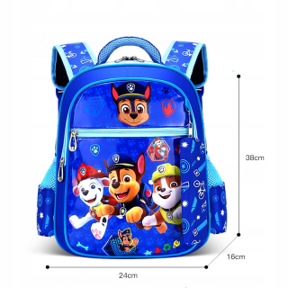 Školský batoh - Patrol Patrol Batch Blue, 38 cm