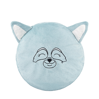 Detský sedací vak - pufa - MINI PUF 45x20 cm - Mint Raccoon