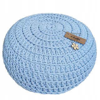 Detský sedací vak - pufa - PUFA Pletená s string 40x30 farbami