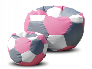 Detský sedací vak - pufa - PUFA BALL XXXL taška sedací vak pouf + ZADARMO
