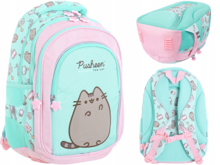 PUSHEEN ST.Right MINT Batoh Cat Kitten PRE DIEVČATÁ 1.-3