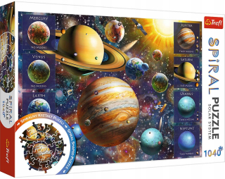 Puzzle 1000 prvkov slnečná sústava špirála