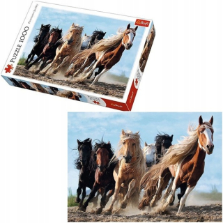 Puzzle 1000el cválajúca kone Trefl 10446