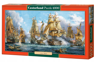 Puzzle 4000 Castorland námorná bitka - bitka