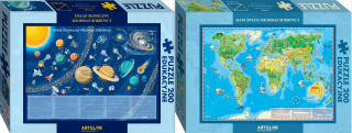 Puzzle pre deti Solar System + World Set