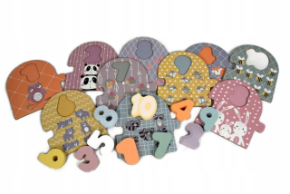 Puzzle pre počítanie 1-10