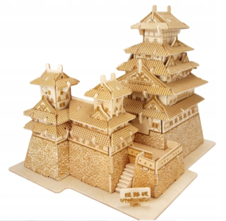 Drevená Puzzle 3D Castle Himeji Palace Jo