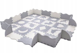 Vzdelávacia podložka pre deti - Vzdelávacie hádanky, silný mat, XXL penové puzzle
