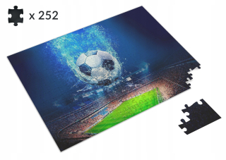 Futbal PUZZLE Futbal + MENO ZDARMA 252 ks