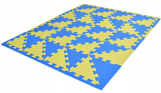 Pena puzzle 40 ks Farebná podložka 120x155cm